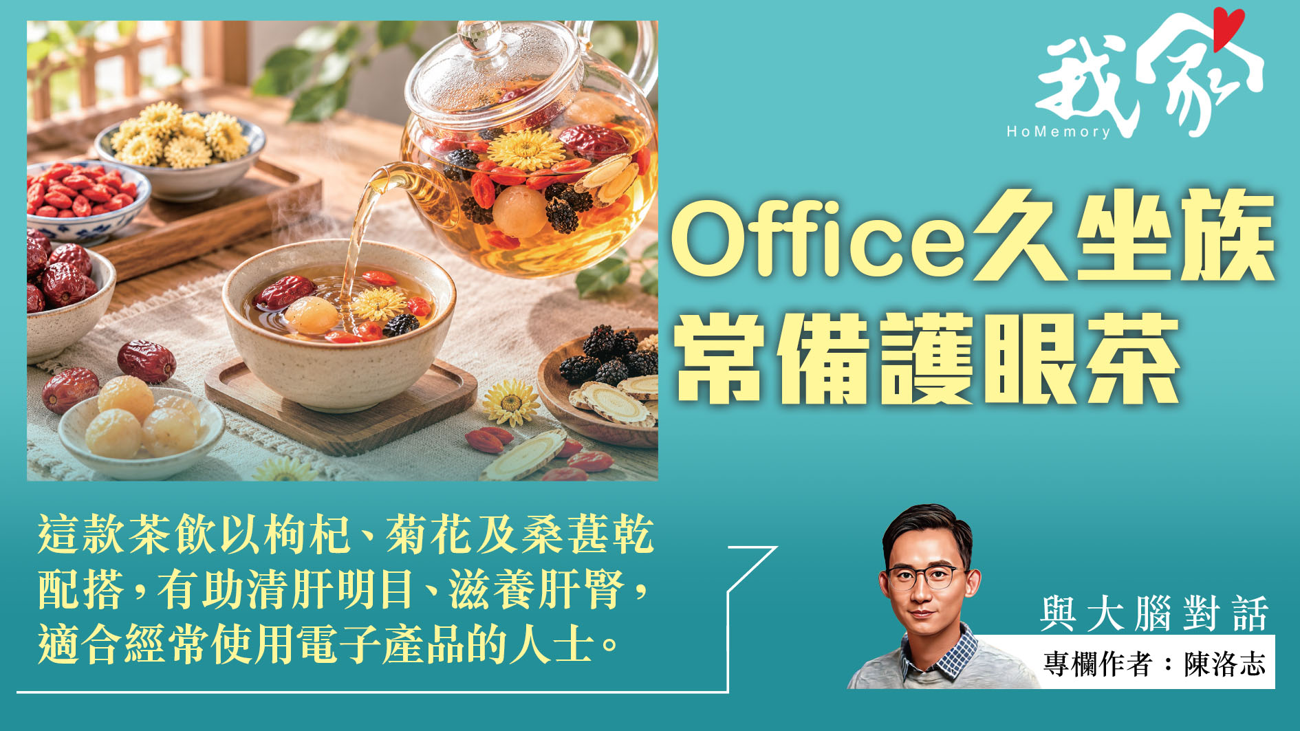 陳洛志──Office久坐族  常備護眼茶